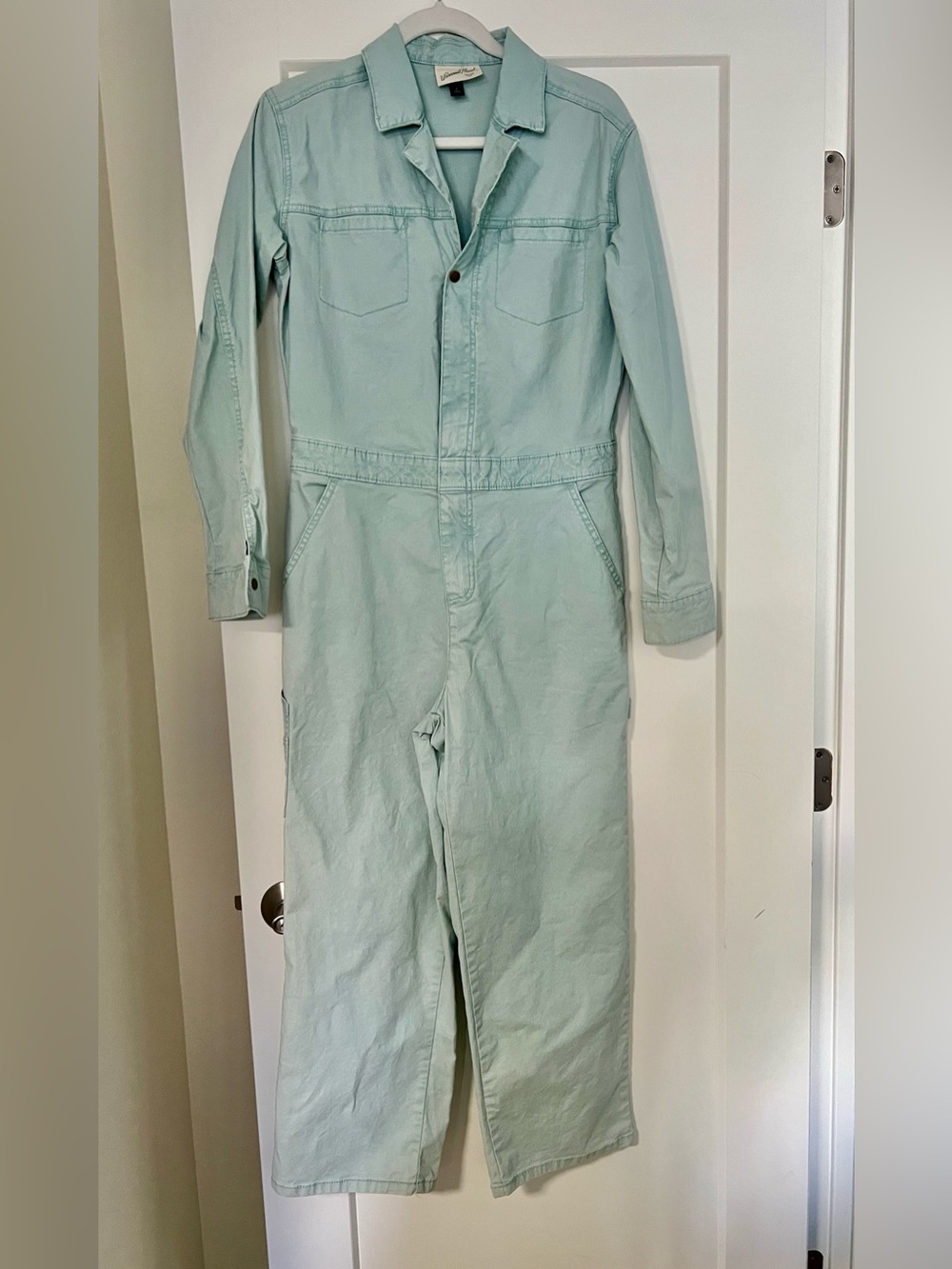 Universal Thread Light Sage Green Utility Jumpsuit